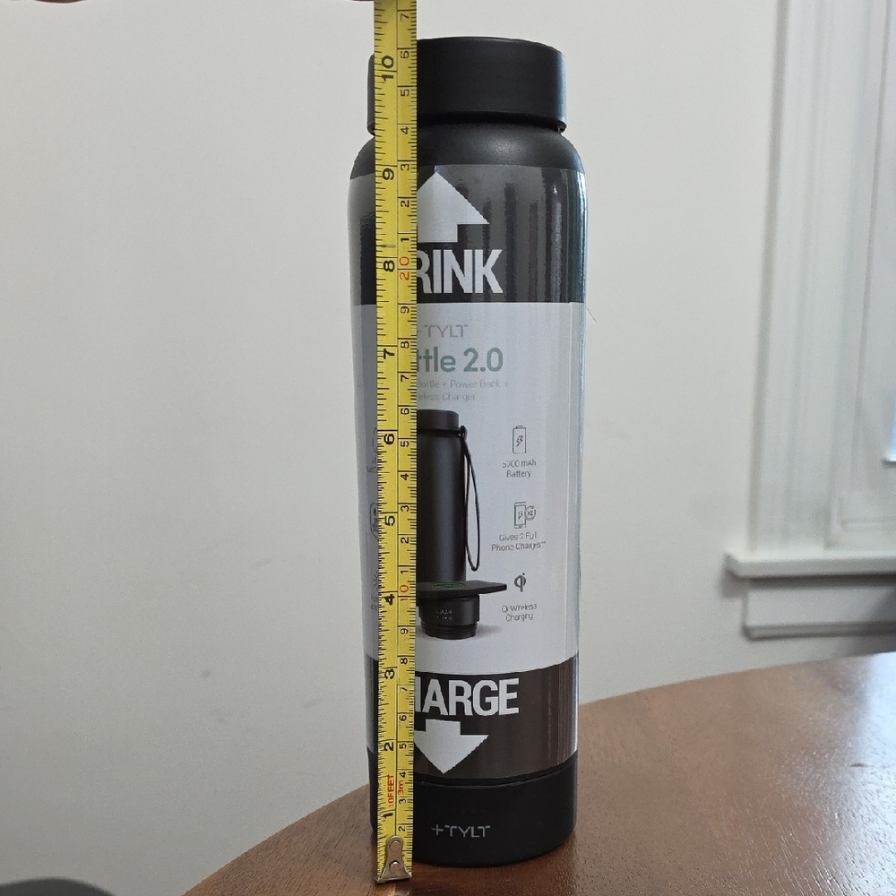 Bottle 2.0 Portable Charger & Drink Bottle - Black - Picture 6 of 6
